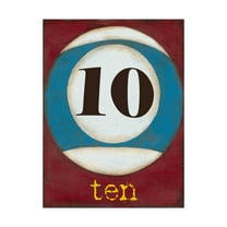 Trademark Fine Art 'Graphic Pool X' Canvas Art by Jennifer Goldberger