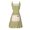 Green, variant on Yammee Cooking Apron Design Cotton Linen Blend Ergonomic Pocket Kitchen Essential Apparel
