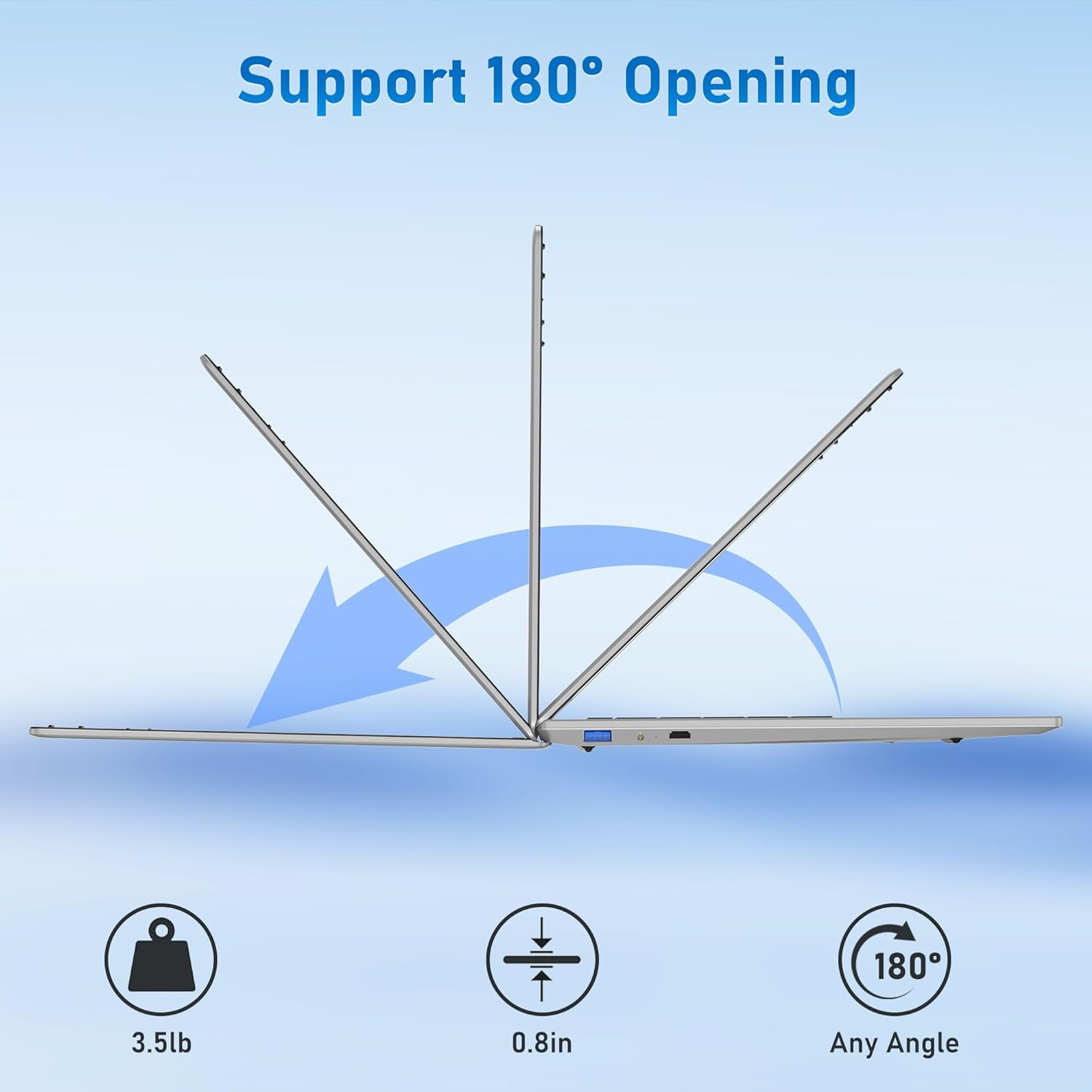 Chheart 14 Inch Gaming Laptop, Laptop Computer Windows 11 Pro, 16GB RAM 512GB SSD, Intel 11th Gen N5095 Processor(up to 2.9 GHz), FHD 1920 x 1080, BT 4.2