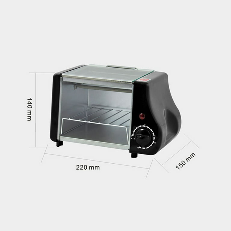 9L Mini Toaster Oven Electric-Oven-Power Multifunction Stainless-Steel  Electric Oven Stove-Machine Bread-Toaster Pizza-Cake (Size : 220V European