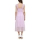 thumbnail image 3 of Vestido midi sin mangas de verano con volantes y tul para fiesta de Inspire Chic, color púrpura claro, 3 of 6