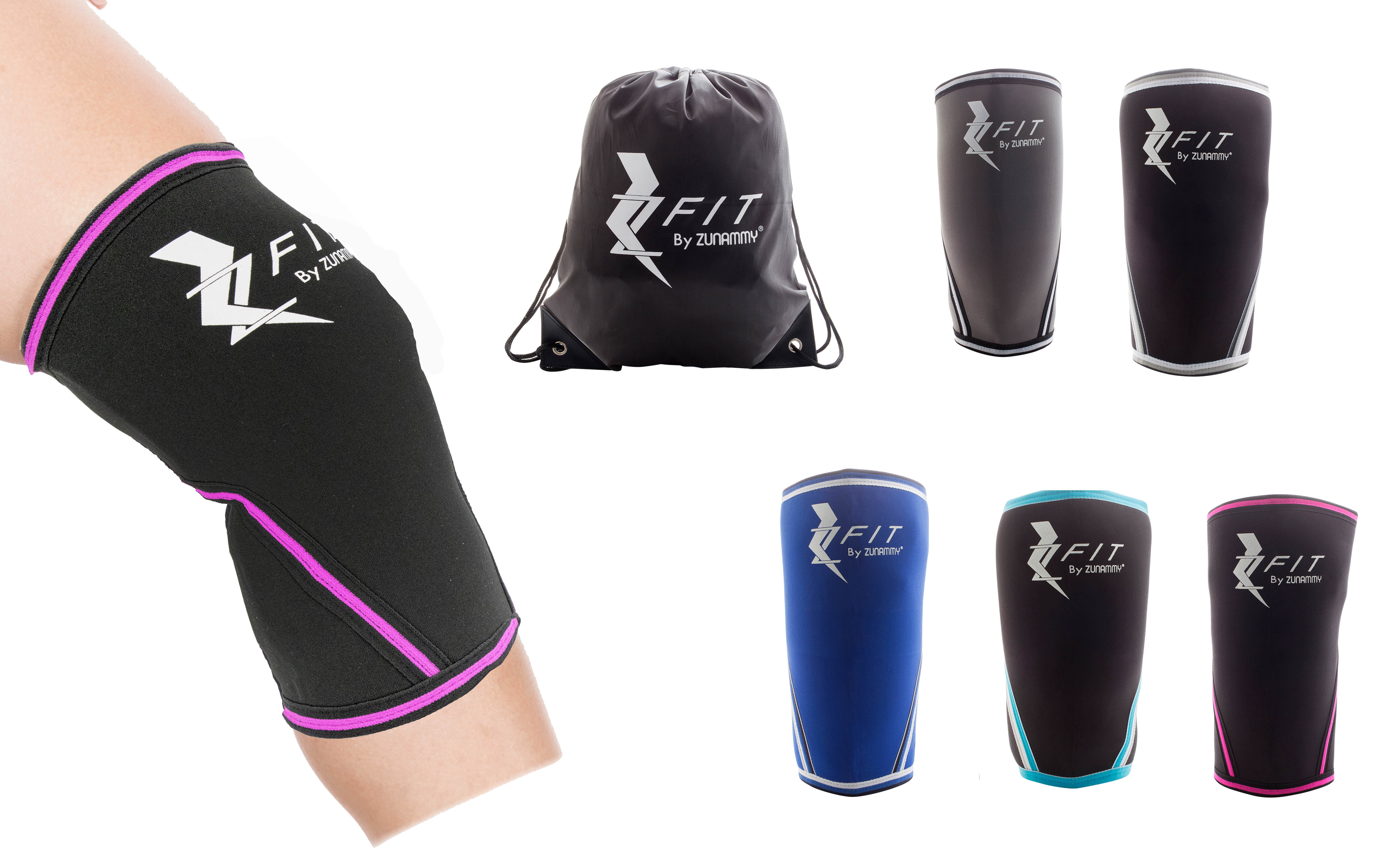 Zunammy Neoprene Compression Knee Brace with Bonus Draw String Bag - Small 14.5" W x 11" H