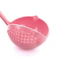 thumbnail image 4 of Mashaouyo Clearance Cooking Utensils Wheat Straw Two In One Household Kitchen Soup Spoon Long Hled Coler Filter Mesh Cutlery Hotpot Spoon Restaurant Fishing Spoon, 4 of 4