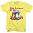 thumbnail image 1 of Jimi Hendrix Are You Experienced Yellow Heather Adult T-Shirt, 1 of 2