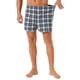 thumbnail image 5 of Pantalones cortos de cuadro con cinturilla elástica clásica para hombres INSPIRE CHIC del Día del Padre 36 Negro Gris, 5 of 6