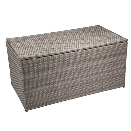 UPC: 6941327103811 | 52.76 Gray Outdoor Wicker Storage Box
