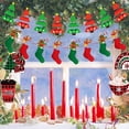 thumbnail image 5 of New Year Party Garland Banner Cute Santa Claus Hanging Banner 3m Creative Christmas Paper Flag Banners, 5 of 5