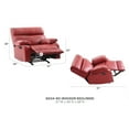 thumbnail image 2 of Glory Furniture G534-RC Red Rocker Recliner, 2 of 7
