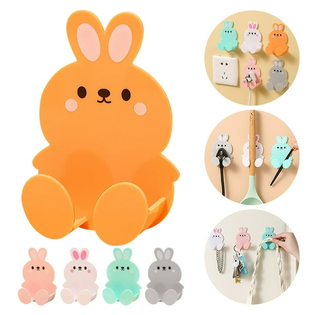 Gancho de pared para enchufes, colgador adhesivo de pared, gancho multifuncional para enchufes, gancho de pared para colgar electrodomésticos pequeños, organizador decorativo para el hogar,