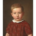 thumbnail image 3 of Christen Købke 15x17 Black Modern Framed Museum Art Print Titled - School Principal J. Krohn as a Child (1846), 3 of 5