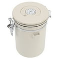 thumbnail image 4 of Airtight Coffee Canister 304 Stainless Steel Valve with Scoop for Ground Coffee Tea Food Storage Containers Large 1.8L, 4 of 5