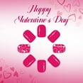thumbnail image 4 of Yoyauz 24 Valentine's Day Medium Pressure Nail Fake Nail with Love Design Fake Nail Valentine's Day Cute Female Girlfriend Gift, 4 of 9