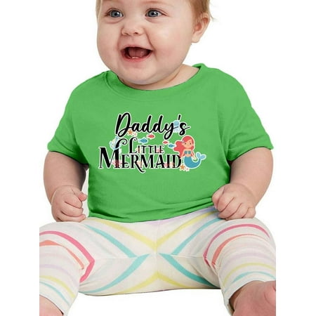 

Daddy s Little Mermaid T-Shirt Infant -Smartprints Designs 12 Months