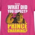 thumbnail image 3 of Shrek - What Did You Expect Prince Charming - Toddler & Youth Girls Short Sleeve Graphic T-Shirt, 3 of 5