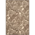 thumbnail image 2 of Safavieh Courtyard Connie Floral Indoor/Outdoor Area Rug, Natural/Chocolate, 5'3" x 7'7", 2 of 9