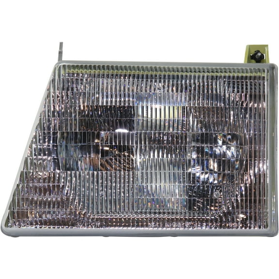 Headlight Compatible With 1992-1996 Ford E-350 Econoline Club Wagon 1996 Super Duty Left Driver Halogen With bulb(s)