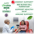 thumbnail image 3 of Lifeable Iron with Vitamin C – 20 mg – 90 Gummies, 3 of 9