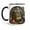 Black, variant on DTS TeeZworld Accent Mug Custom Name Enamel Campfire Coffee Cup for Campers