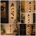 thumbnail image 5 of Glowing Christmas Door Hanger, Lighted Christmas Door Hanging Decor with Warm Lights, Christmas Decoration for Front Door, Porch & Entryway, D, 5 of 8