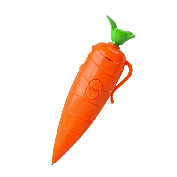 Gaiwos Carrot Recording Pen Toy 5.8 inches, 2-in-1 Writing & Voice Multifunctional Recording Pen, Fun & Creative Gift for Kids, Students, Teachers