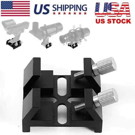 Telescope Finder Scope Dovetail Slot Mount Bracket Base Plate For Celestron New