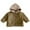 Khaki, variant on WhouRiu Infant Boys Winter Coat Fleece Warm Thickened Knit Hooded Jacket Child Soft Thermal Outerwear Windproof Coats Beige,Sized 9-12 M