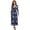 Shark Starfish, variant on Tutolipy Flower Printed Midi Dresses for Women V Neck A Line Dress Long Sleeve Dresses Empire Waist Dress with Pockets, S