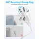thumbnail image 4 of Power Strip Yozisital de 2 a 3 clavijas, 6 enchufes, 4 USB de 15 pies, 4 of 7