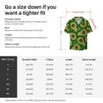 thumbnail image 5 of Kdxio Men'S Hawaiian Shirt For Men Short Sleeve Shirt Big Colorful Avocados Summer Casual Holiday Beach Button Down T-Shirts, 5 of 5