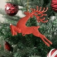 thumbnail image 5 of BingTong Christmas Reindeers Decoration Christmas Gifts Christmas Tree Hanging For Christmas Tree Decoration Gifts Festival Home Decoration Red, 5 of 6