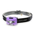 thumbnail image 2 of IPX6 Lampe Frontale Mini Étanche 4 Modes 122lm pour Jogging Extérieur Lampe de Poche Frontale Réglable Lanterne Fournitures d'Éclairage Violet, 2 of 6