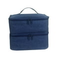 thumbnail image 1 of Estuche de transporte jinwen para herramientas de manicura con soporte para esmalte de uñas 30 botellas negro, 1 of 5