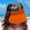 Orange, variant on BRGZLK Sun Visor Hats for Kids Summer Solid Color Open-Top Hat Sunscreen Breathable Hat Visor for Running Outdoors Beach Hat for 3-7 Years Orange Free Size