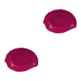 thumbnail image 4 of Guardoinrt Snack Tray Candy Plate Fruit Basket Compact Size Leaf Multifunctional Party Accessory Decoration Wedding Supplies Rose Red 2Set, 4 of 6