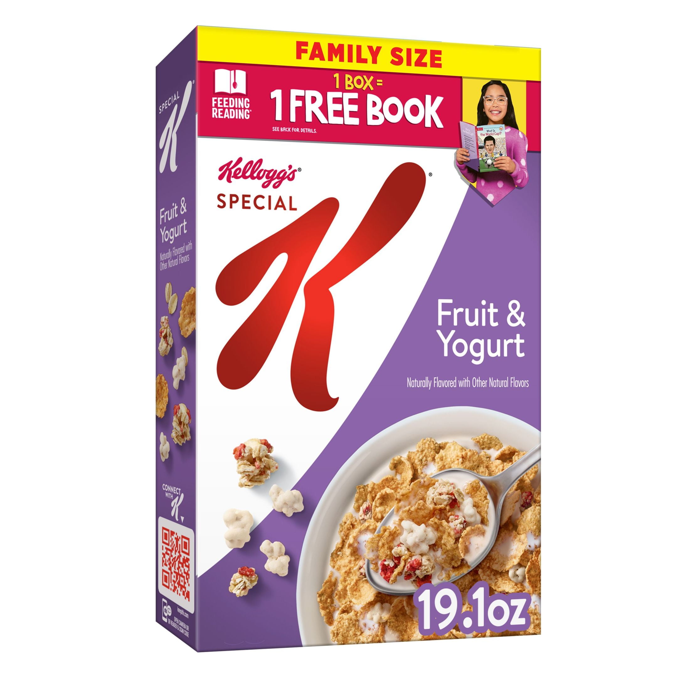 (2 pack) Kellogg's Special K Fruit and Yogurt Breakfast Cereal, 19.1 oz