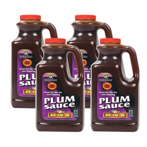 Kikkoman Plum Sauce 5 lb. Container - 4/Case - Sweet and Tangy Delight for Your Dishes