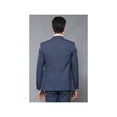 thumbnail image 2 of Men 3pc European Suit WESSI by J.VALINTIN Extra Slim Fit JV33 Navy Window Pane, 2 of 8