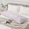 thumbnail image 6 of Palm Leaves Pink Body Pillow Cover 20 x 60 Inch Decorative Pillow Cover Summer Botanical Coastal Tropical Lumbar Pillowcase Seasonal Rectangle Cushion Case for Couch Sofa Bed Living Room, 6 of 9