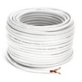 thumbnail image 1 of GlobalTone Câble de Haut-Parleur Intégré 100ft FT4 CMR 14 AWG Blanc, 1 of 1