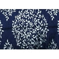 thumbnail image 2 of Mainstays Leaf Medallion Bed in a Bag Coordinating Comforter Set, Navy, Queen, 2 of 5