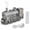 Silver, variant on Train Diffuser-300ml Vintage Steam Train Aromatherapy Humidifier, with Dual-Color LED Light, 2 Mist Modes Remote Control, Aromatherapy Humidifier for Home Decor Copper