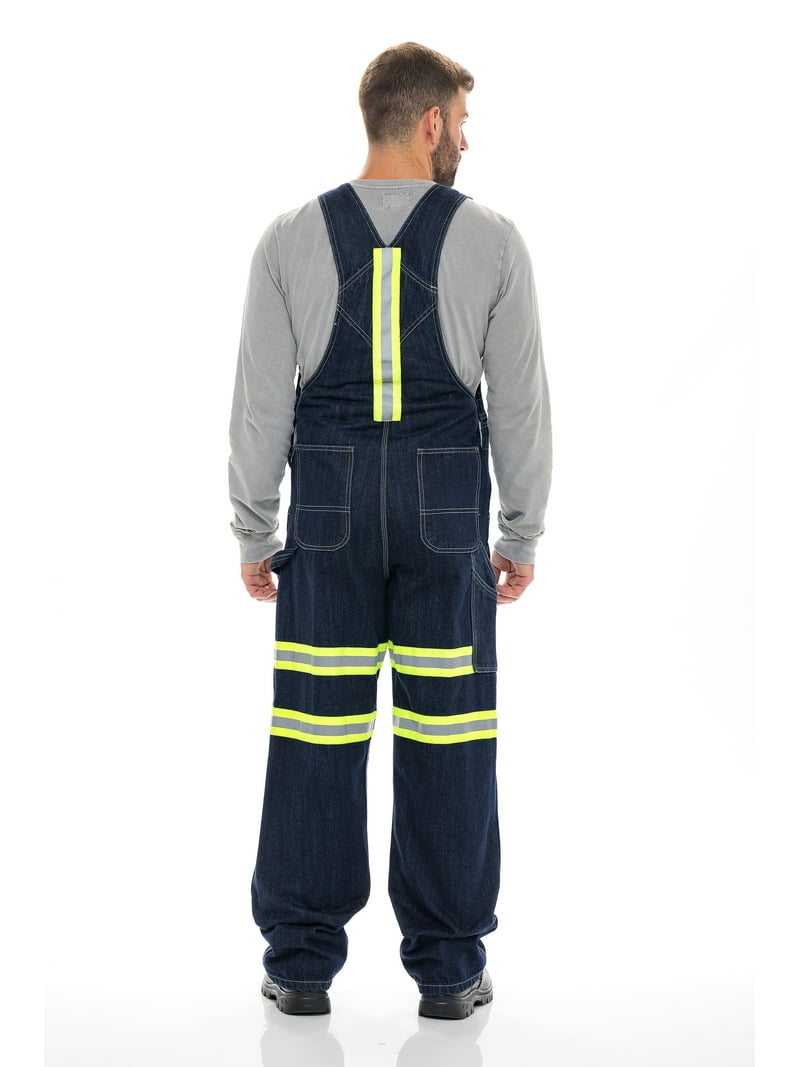Bib & Brace Lyngsøe Waterproof Hi-viz Orange Red Wing