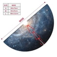 thumbnail image 3 of Yiaed The Galaxy Print Christmas Tree Skirt , Tree SkirtsTree Mat for Christmas Winter Holiday Indoor Decorations-30", 3 of 7