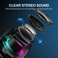 thumbnail image 6 of RVPOZWER Magnetic Portable Speaker G200 Mini Sound 5.3 Bluetooth Phone Holder, Purple, 1 pack, 6 of 6