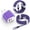 Purple, variant on USB C Charger Block, 20W 2-Port Type C Fast Charging Block with 10ft Type C Cable + USB C to C Charging Cords,USB C Brick Type C Charger USB C Block Compatible for iPhone 17 16 15 Fast Charger[Blue]