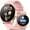 Gold-Pink, variant on AI Smart Watch wtih GPT, 41mm 1.32" AMOLED, Answer/Make Calls, Activity Fitness Tracker for Android iPhone with AOD,150+ Sports, Calorie & Step Counter, Sleep Monitor, Women Men, 2 bands (Black)