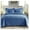 Tg Midtone Blue, variant on 3-Piece 100% Cotton Oversized Bedspread Lightweight Quilt Coverlet Embroidery Farmhouse Bedding Set (TK White, King (118"x106"))
