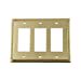 thumbnail image 3 of Nostalgic Warehouse 719967 Rope Switch Plate with Triple Rocker, Polished Brass, 3 of 3
