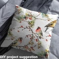 thumbnail image 2 of Castle Fairy Watercolor Bird Fabric by the Yard 10 Yards, Pink Pomegranate Fruit Room Decor Fabric by the Yard, Branches Leaves Fabric for Sewing, Ultra Soft Home Decor, 2 of 6