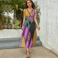 thumbnail image 3 of Sally Ragdoll Dress Fashion Boho Beach Long Dresses Female Party Printed Maxi Dress, 3 of 9